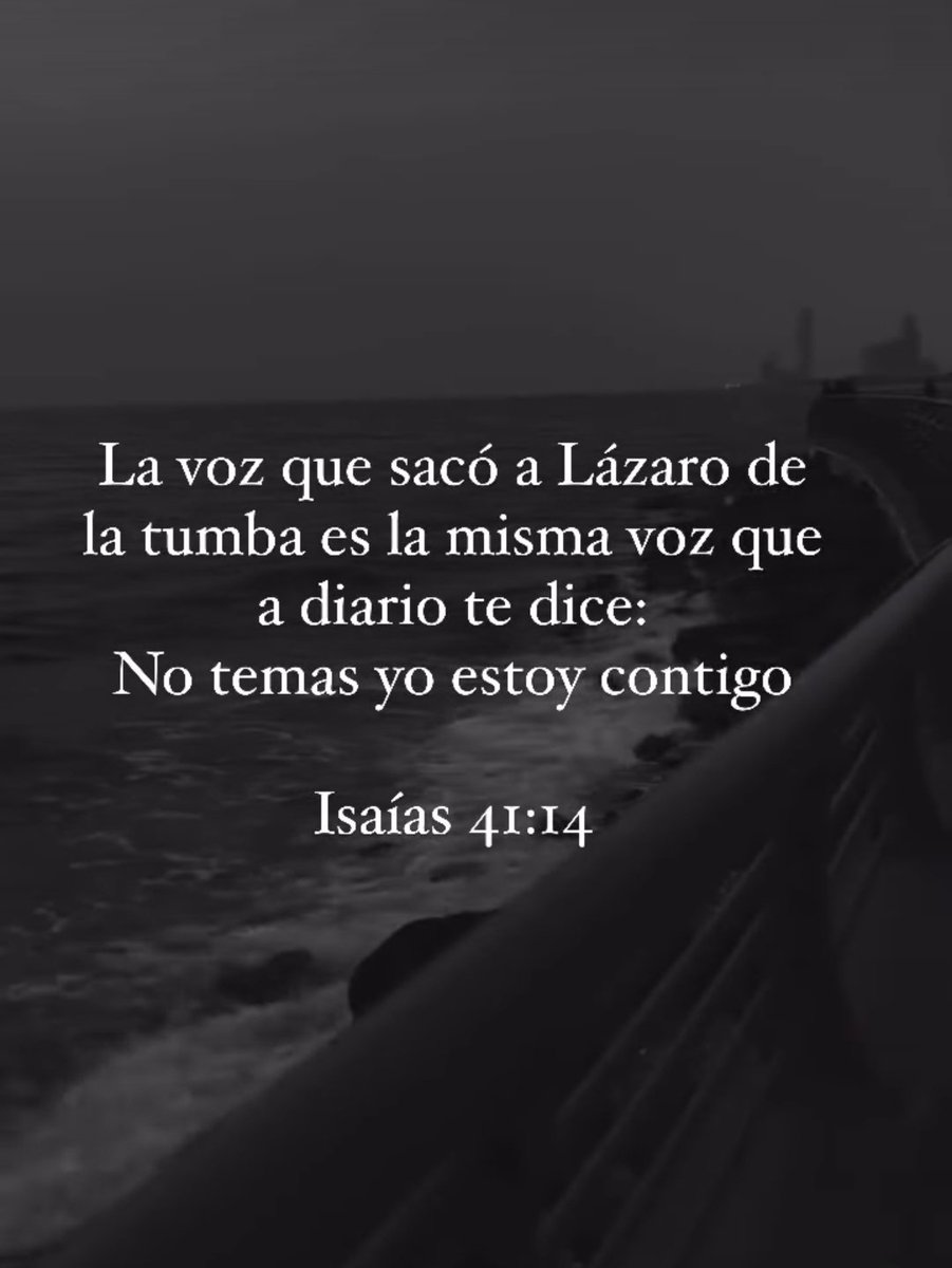 No temas, Dios está contigo ✨