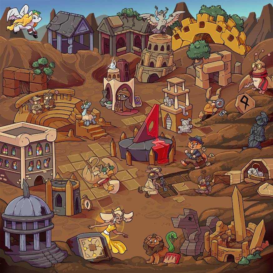 MarapetsTeam's tweet photo. The ancient world of Simeria has been revamped!

What do you think of the new map?

https://t.co/wrkw5XUstd #marapets https://t.co/W9h3IKbgQy