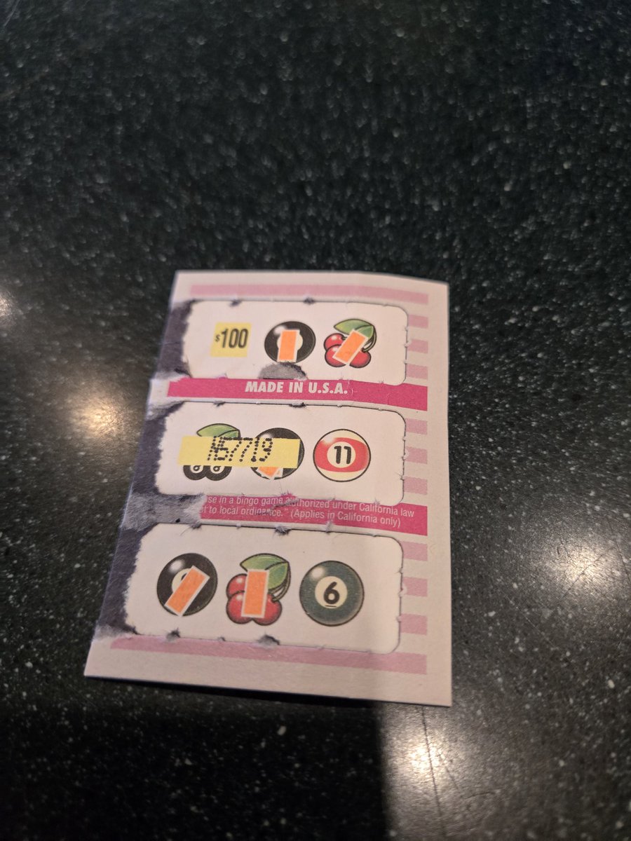 topherbaron's tweet image. Started with $40 into the $2 game and walked out with these beauties. Nice quick stop 💰 #pulltabs