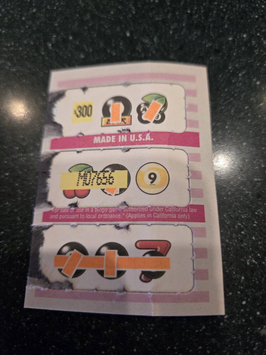 topherbaron's tweet image. Started with $40 into the $2 game and walked out with these beauties. Nice quick stop 💰 #pulltabs