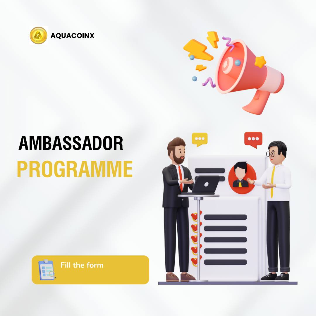 Ambassador Program Alert ❗❗

Hey, 

Become an Ambassador with <a href="/aquacoinx/">Aquacoinx</a> and position to earn massive rewards.

Click here to start 

forms.gle/7iZgxzirYyu17N…

#ton #cryptocurrency