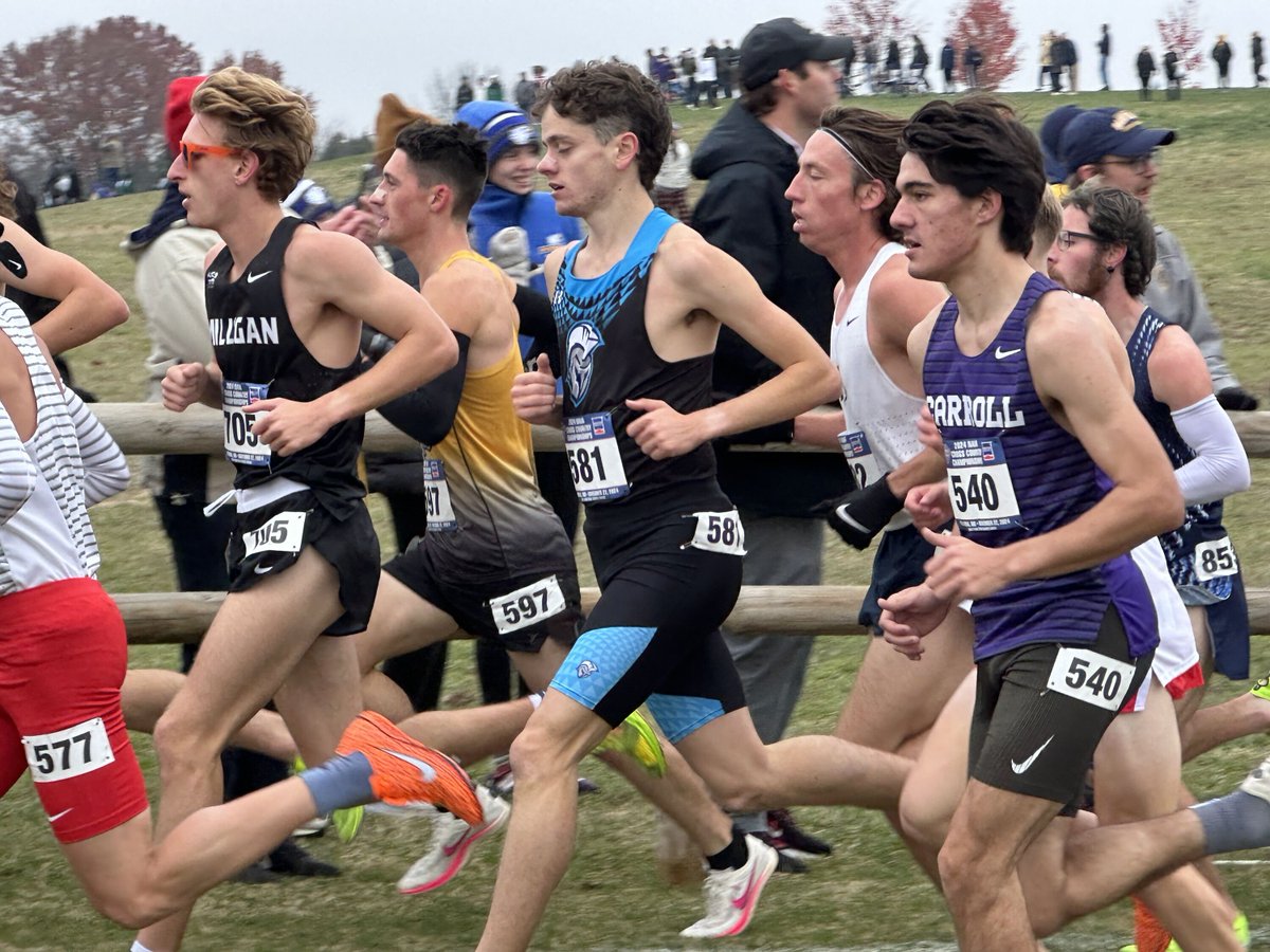 DSU_Athletics's tweet photo. 🏃‍♂️ RECAP:  Sayler runs at 2024 NAIA Men’s Cross Country National Championships

He produced personal record race course meet time of 25:24.4.  𝘾𝙊𝙉𝙂𝙍𝘼𝙏𝙎 to Caleb on running at the NAIA Nationals!

📰 https://t.co/fcfluSkOBh

#TrojanNation⚔️ https://t.co/ZWuYfP6ke5