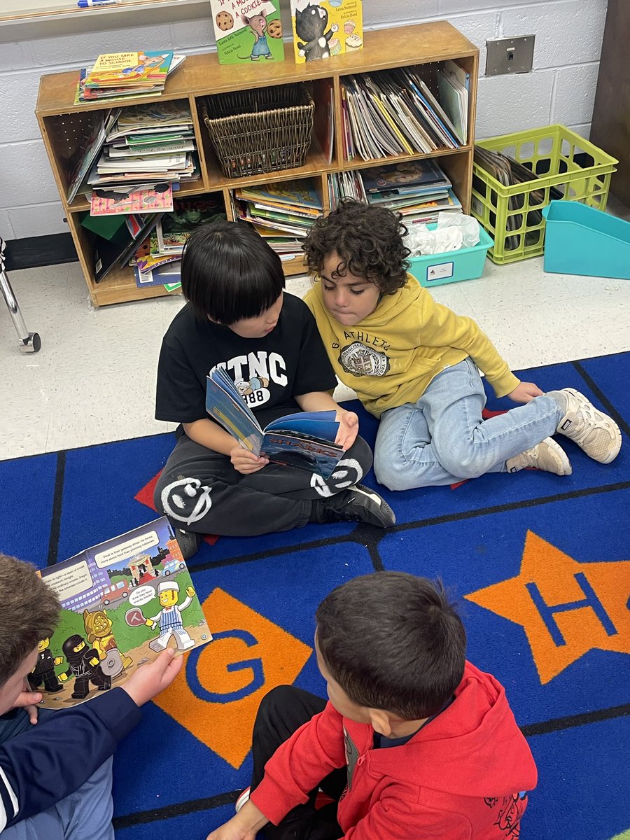Thankful for Reading Day Mr. Bullard’s 4th grade class reading to Ms. Milan’s kindergarten