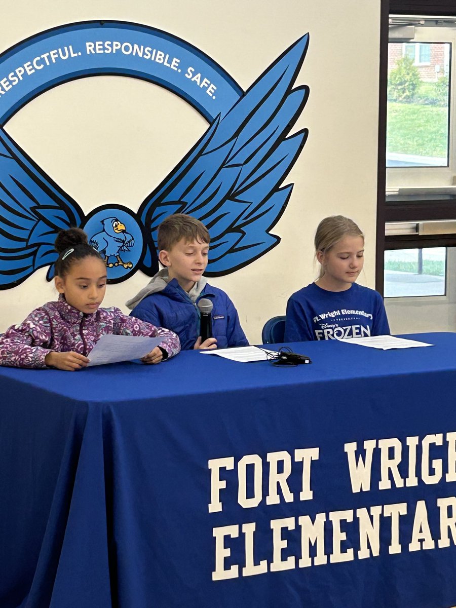 These fabulous 5th graders shared their Favorite Falcon Things to highlight a few of the amazing things happening at FW for our District Newsletter!