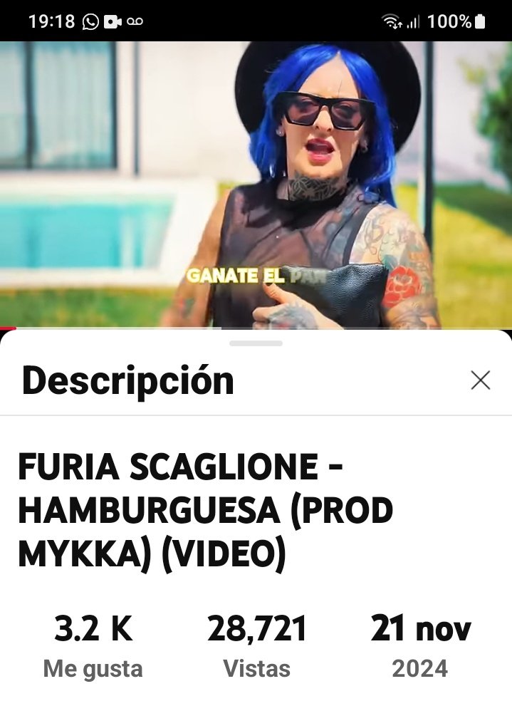 Y seguimos con todooo 
AY, AY, AY, YO ESTOY EN EL VIP 
Podrán? 28,721 views 
Vamos no te lo pierdas 
Escuchalo 👇
💣YouTube 
youtu.be/OTFKG_NxwME?si…
💣Spotify open.spotify.com/track/4ppSFHlO…
HAMBURGUESAS BY FURIA 
#FuriososRecargados