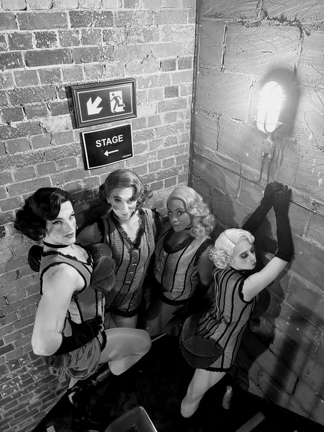 The Gaiety Girls backstage at Frank’s Closet at <a href="/theartstheatre/">Arts Theatre West End</a> #westend #Londontheatre