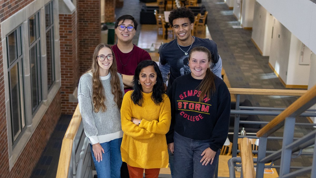 SimpsonCollege's tweet image. Tune in to catch Professor Aswati Subramanian and our talented students Layna Depping and Sam Derning discussing their groundbreaking NASA-related research on Iowa Public Radio. Proud moment for the Simpson family! Hear it now → bit.ly/4fZ5Lsi