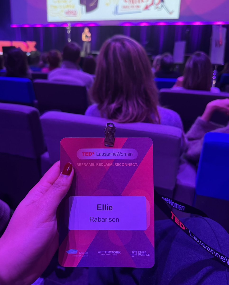EllieRabarison's tweet photo. Friday evening plans 🪷 Ready to disconnect… reframe, reclaim &amp; RECONNECT at @TEDxLausanne #TEDxLausanneWomen as they celebrate 10 years of ideas worth spreading 💡 https://t.co/ncKSo21HXf