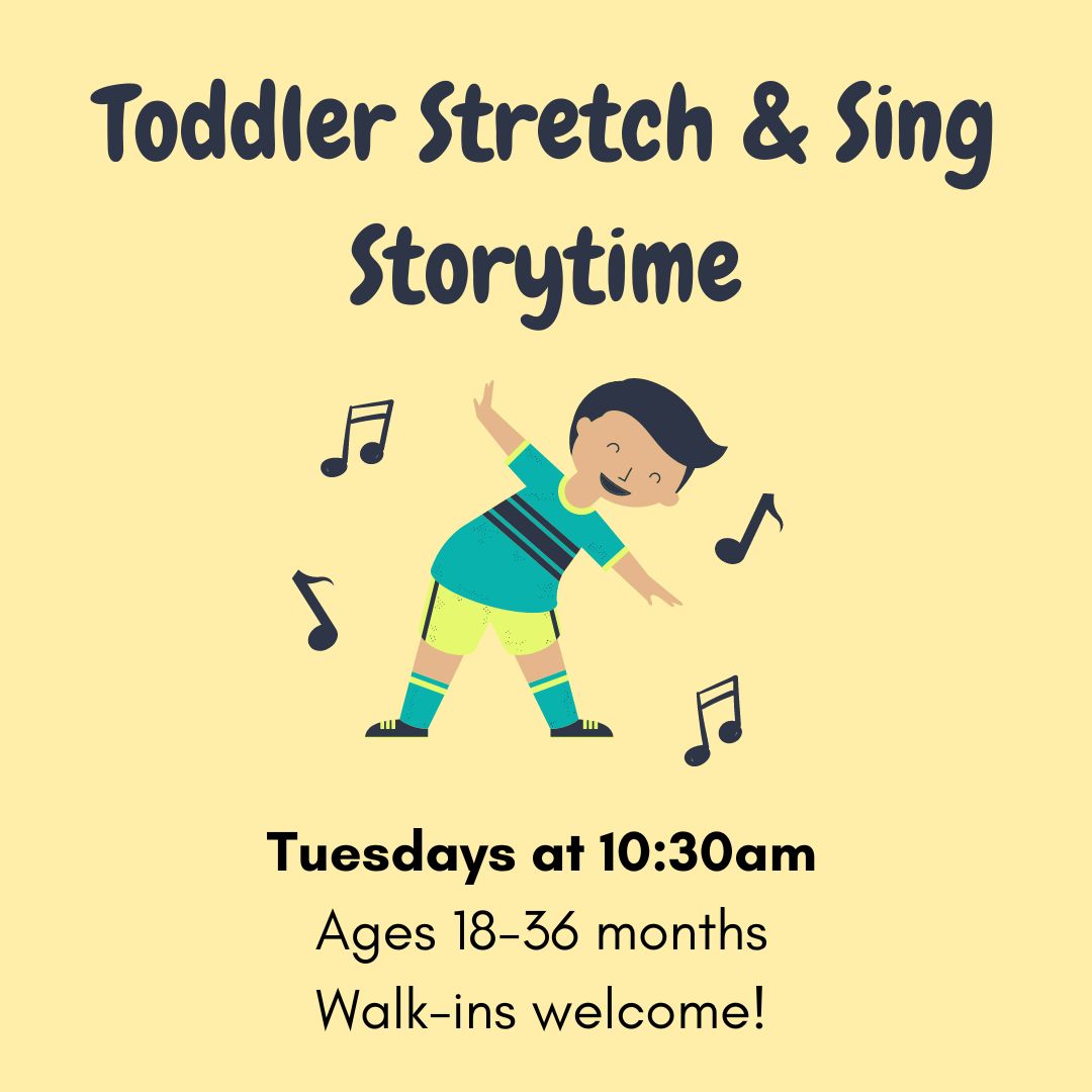 Dobbs Ferry Public Library (@dobbsferrylib) on Twitter photo Come to Toddler Stretch & Sing Storytime! Get your wiggles out with songs & stories with Ms. Gina! Tuesdays at 10:30am. For ages 18-36 months in our community room.
Email childrens@dobbsferrylibrary.org to register!
#storytime #toddlers #dobbsferry #dobbs Come to Toddler Stretch & Sing Storytime! Get your wiggles out with songs & stories with Ms. Gina! Tuesdays at 10:30am. For ages 18-36 months in our community room.
Email childrens@dobbsferrylibrary.org to register!
#storytime #toddlers #dobbsferry #dobbs