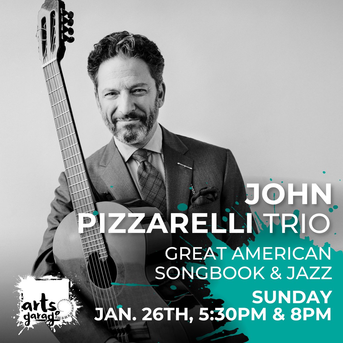 Join John Pizzarelli and the Trio this upcoming January 26th at <a href="/ArtsGarageFL/">Arts Garage</a>. Tickets go on sale November 27th at 1pm at johnpizzarelli.com