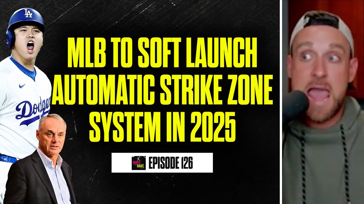 WAKE and RAKE Podcast (@wakeandrakepod) on Twitter photo 🚨 NEW EPISODE 🚨
• Automated strike zone Spring 2025 👀
• MLB Award voting results, reactions 👀
• Jackson Merrill should have won NL ROY 📈
• Turkey cooking strategies 🍗
APPLE: podcasts.apple.com/us/podcast/wak…
SPOTIFY: open.spotify.com/episode/3k4I7L…
YT: youtu.be/SGc-lGQqRPw?si… 🚨 NEW EPISODE 🚨
• Automated strike zone Spring 2025 👀
• MLB Award voting results, reactions 👀
• Jackson Merrill should have won NL ROY 📈
• Turkey cooking strategies 🍗
APPLE: podcasts.apple.com/us/podcast/wak…
SPOTIFY: open.spotify.com/episode/3k4I7L…
YT: youtu.be/SGc-lGQqRPw?si…