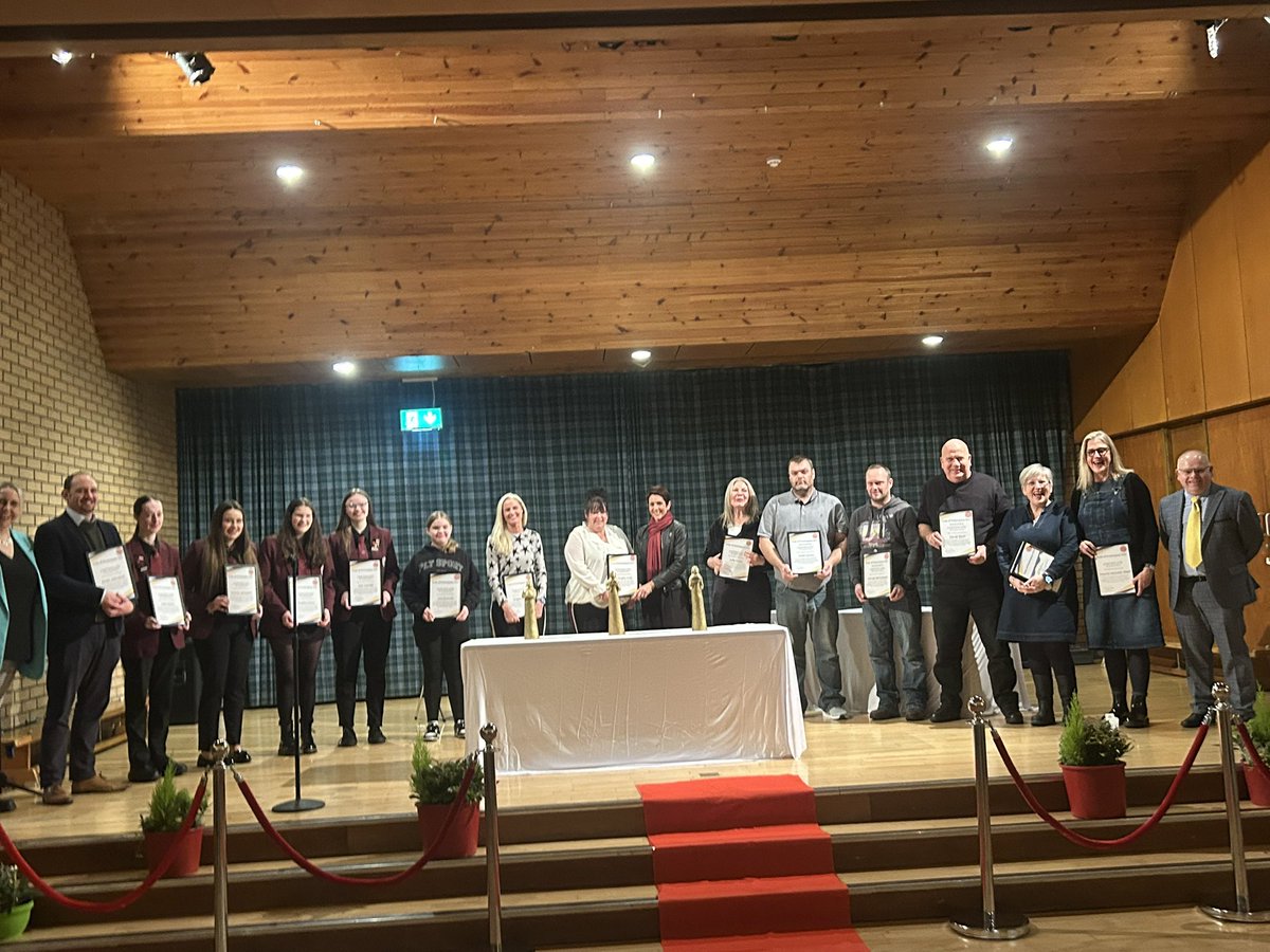 Lovely ending to Pride of Prestonpans, all nominated and winners on stage. 

Get all the details online and in-print <a href="/elcourier/">East Lothian Courier</a> 🗞️