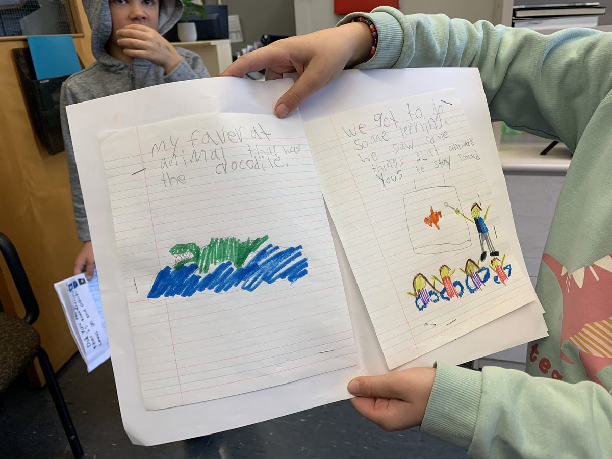 RegentHeightsPS's tweet photo. Our efforts in working to give our students real life experiences is paying off. We took our primary students to Ripley’s Aquarium earlier this week and they responded with some great writing about the experience. https://t.co/mgUFwIWTa4