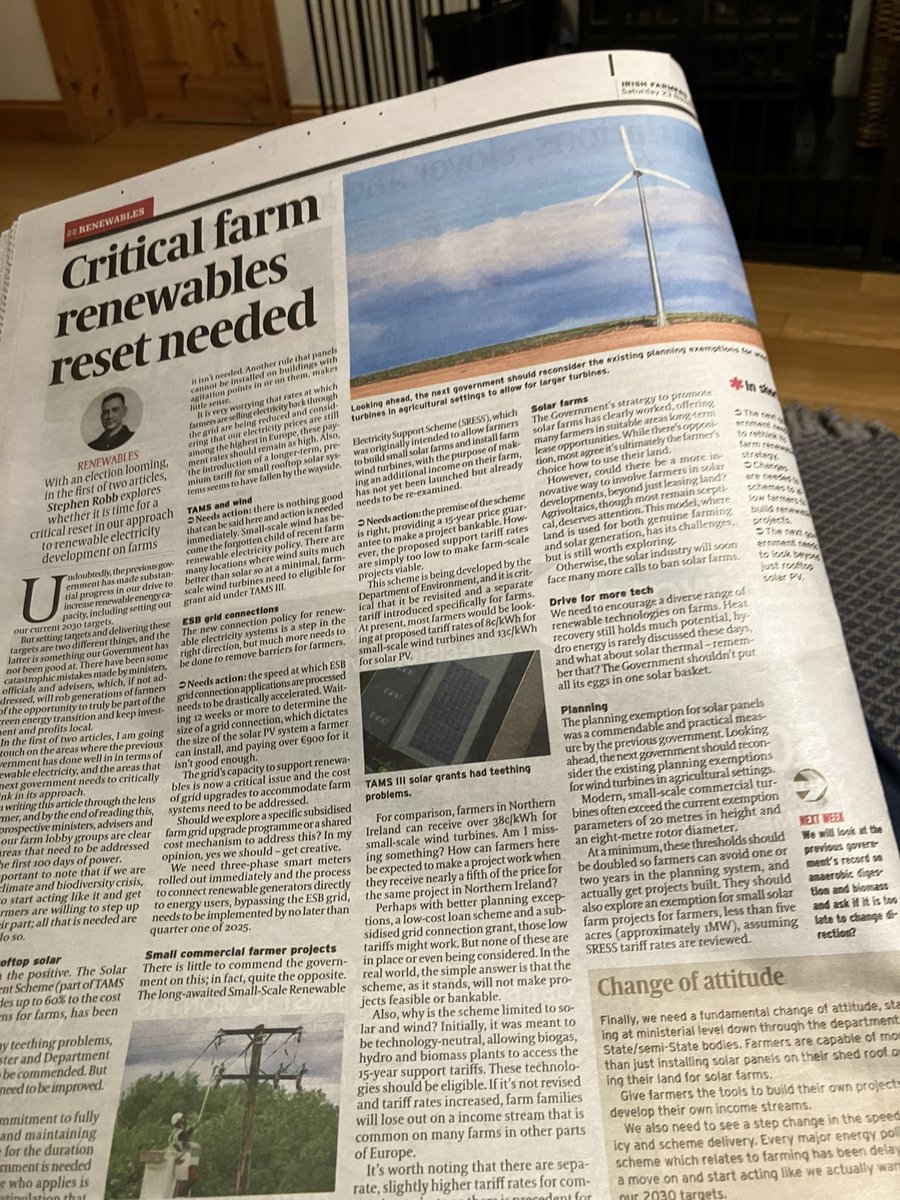Seán Kelly MEP (@seankellymep) on Twitter photo One really well informed & sensible journalist is <a href="/StephenRobbDL/">Stephen Robb</a> <a href="/farmersjournal/">Irish Farmers Journal</a> . He’s spot on here on what next Government needs to do re Agri renewables. <a href="/WindEnergyIRL/">Wind Energy Ireland</a> <a href="/SolarPowerEU/">SolarPower Europe</a> <a href="/Cntr_Propn_Engg/">thermalpower_talks</a> <a href="/HydroParlay/">Hydro</a> One really well informed & sensible journalist is <a href="/StephenRobbDL/">Stephen Robb</a> <a href="/farmersjournal/">Irish Farmers Journal</a> . He’s spot on here on what next Government needs to do re Agri renewables. <a href="/WindEnergyIRL/">Wind Energy Ireland</a> <a href="/SolarPowerEU/">SolarPower Europe</a> <a href="/Cntr_Propn_Engg/">thermalpower_talks</a> <a href="/HydroParlay/">Hydro</a>