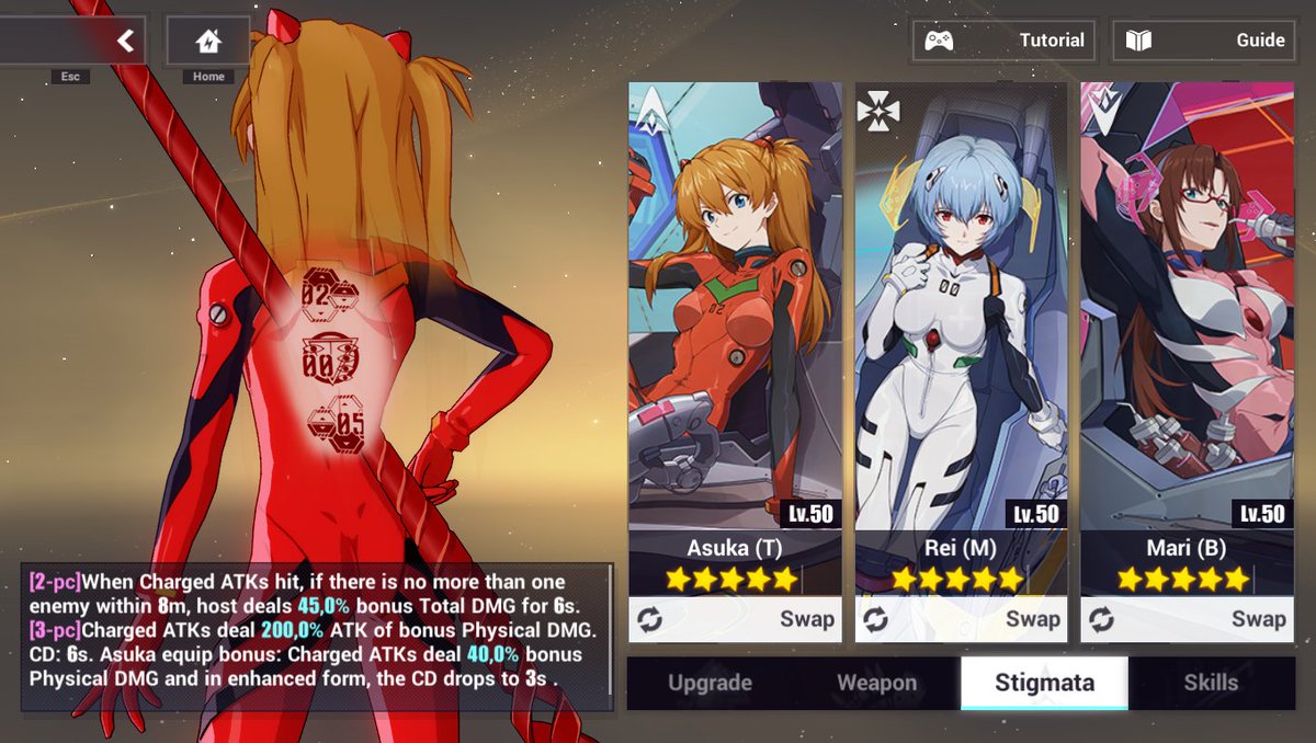 mgas_ms_ms's tweet photo. @misaka16180 @GenshinImpactOC But when they put Asuka from Evangelion on HI3, we could SSS her (like I did with all her signature gear and "plug suit") https://t.co/EqYA718PQf
