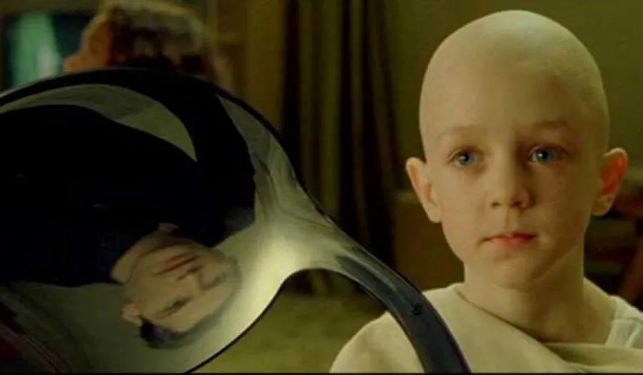Spoon Boy's message in "The Matrix" is a profound allegory for self-realization and understanding the nature of reality.

Perception vs. Reality:
Spoon Boy tells Neo that bending the spoon is impossible because the spoon is not real; it's just a projection of the Matrix. This