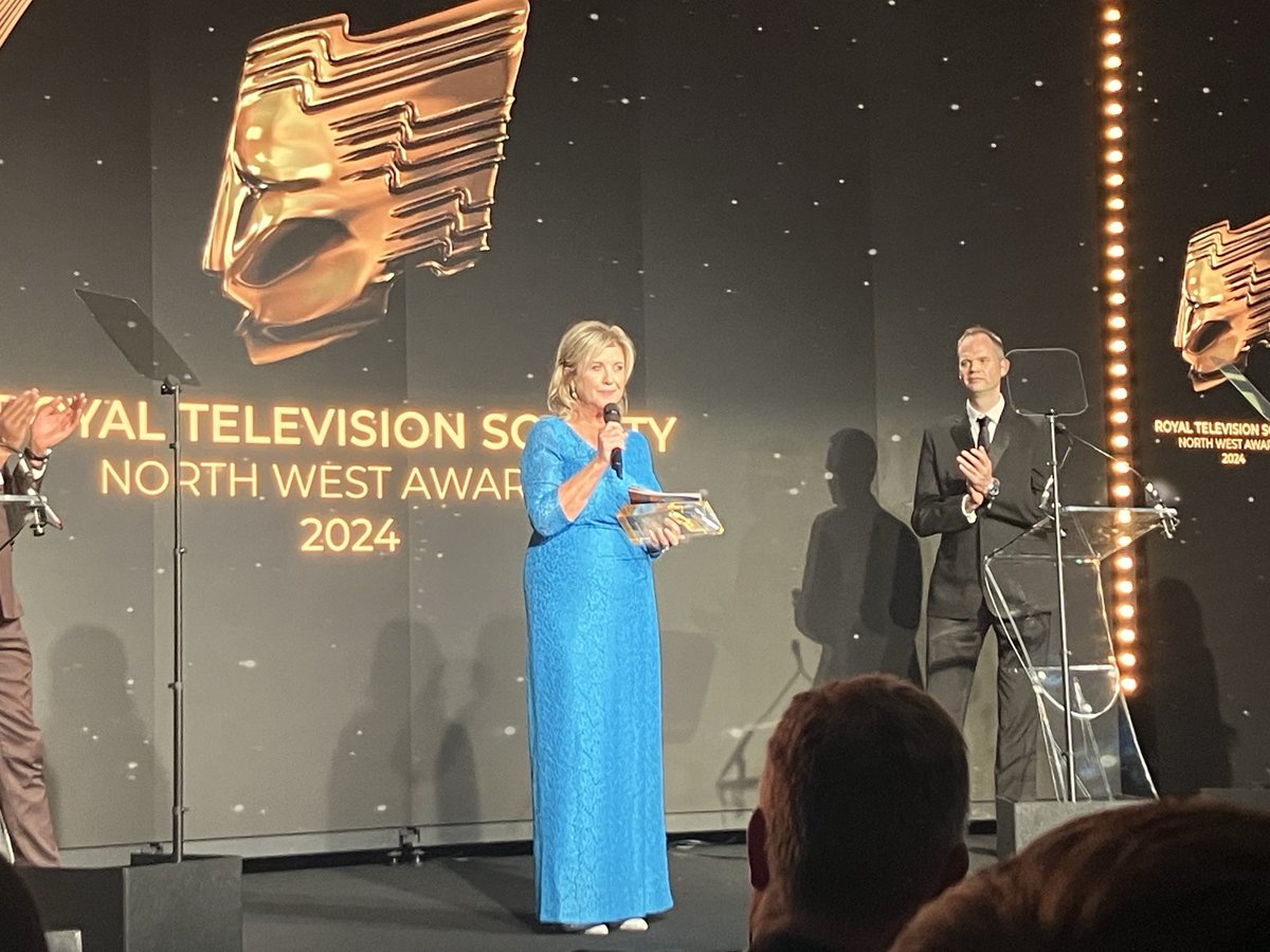 ⁦<a href="/RTSNW/">Royal Television Society North West</a>⁩ Lucy Meacock gets the Tony Wilson award