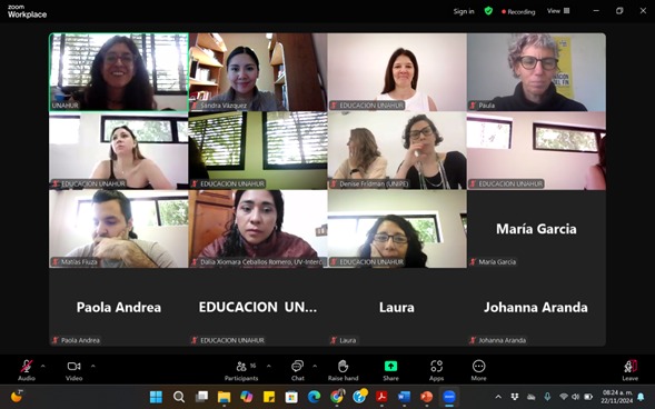 CIEUATx's tweet photo. 🗣 Hoy se llevó a cabo la mesa de trabajo “ESI más allá de las fronteras: Experiencias de investigación y formación en Argentina y México”, con la participación de nuestra colega Sandra Vázquez Vega [@Sandve3] (@CIEUATx) y Paula Di Marzo, estudiante de maestría de la @UATxOficial https://t.co/oM33hn49q9