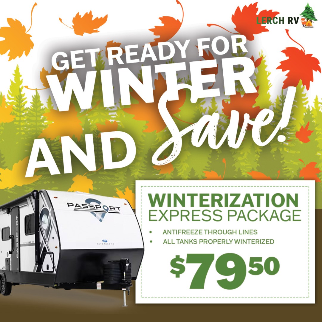 LerchRV's tweet image. ❄️ Get ready for winter with Lerch RV! ❄️ Choose from 2 great winterization packages to keep your RV protected. Simple, affordable, and stress-free! 📅 Schedule your service today and rest easy all season long. #RVWinterization #LerchRV #RVService #centralPA #RVdealer #weare