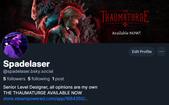 spadelaser's tweet photo. So yeah, I'm making the move to Bluesky as well. 
Feel free to follow me there, I doubt I'll be posting on this bothive anymore. https://t.co/wt6KrDFy16