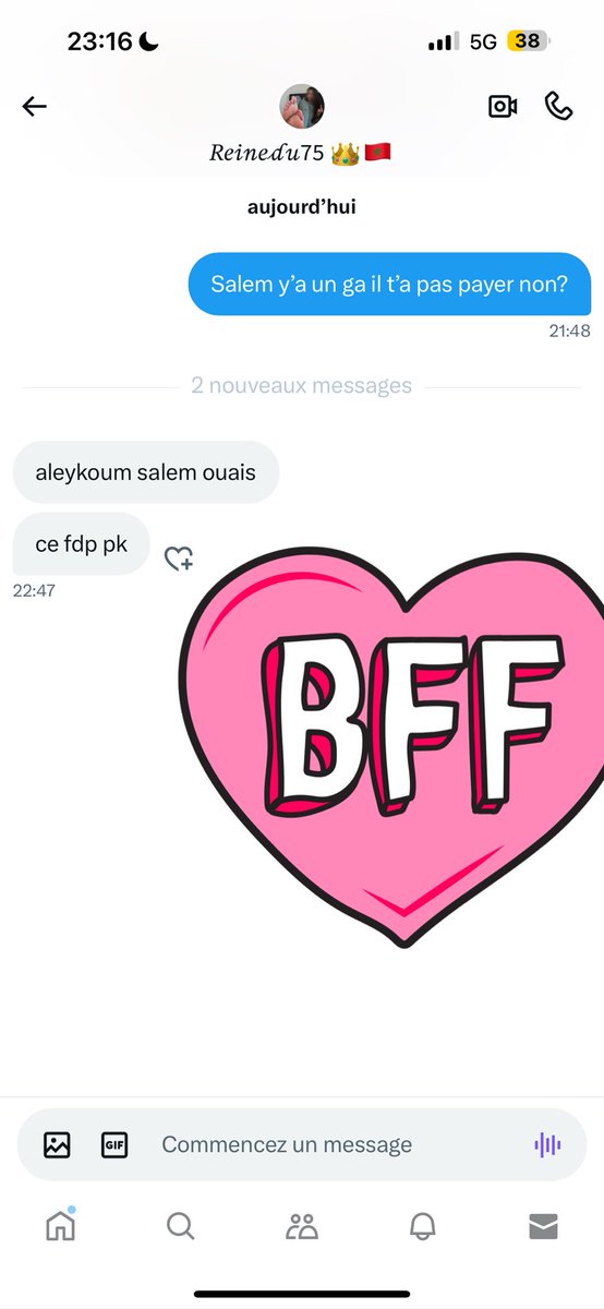 Vous comprenez maintenant pourquoi on veux des acompte les kelb 💸👣🐶💶👑