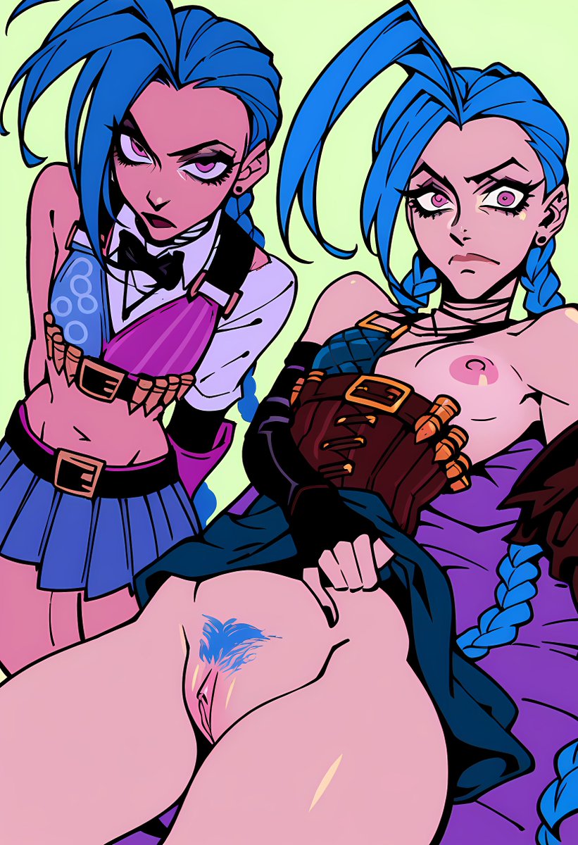 Jinx - Arcane #arcane #jinx #LeagueOfLegends #bdsm #art #sexy #lewd #hentai