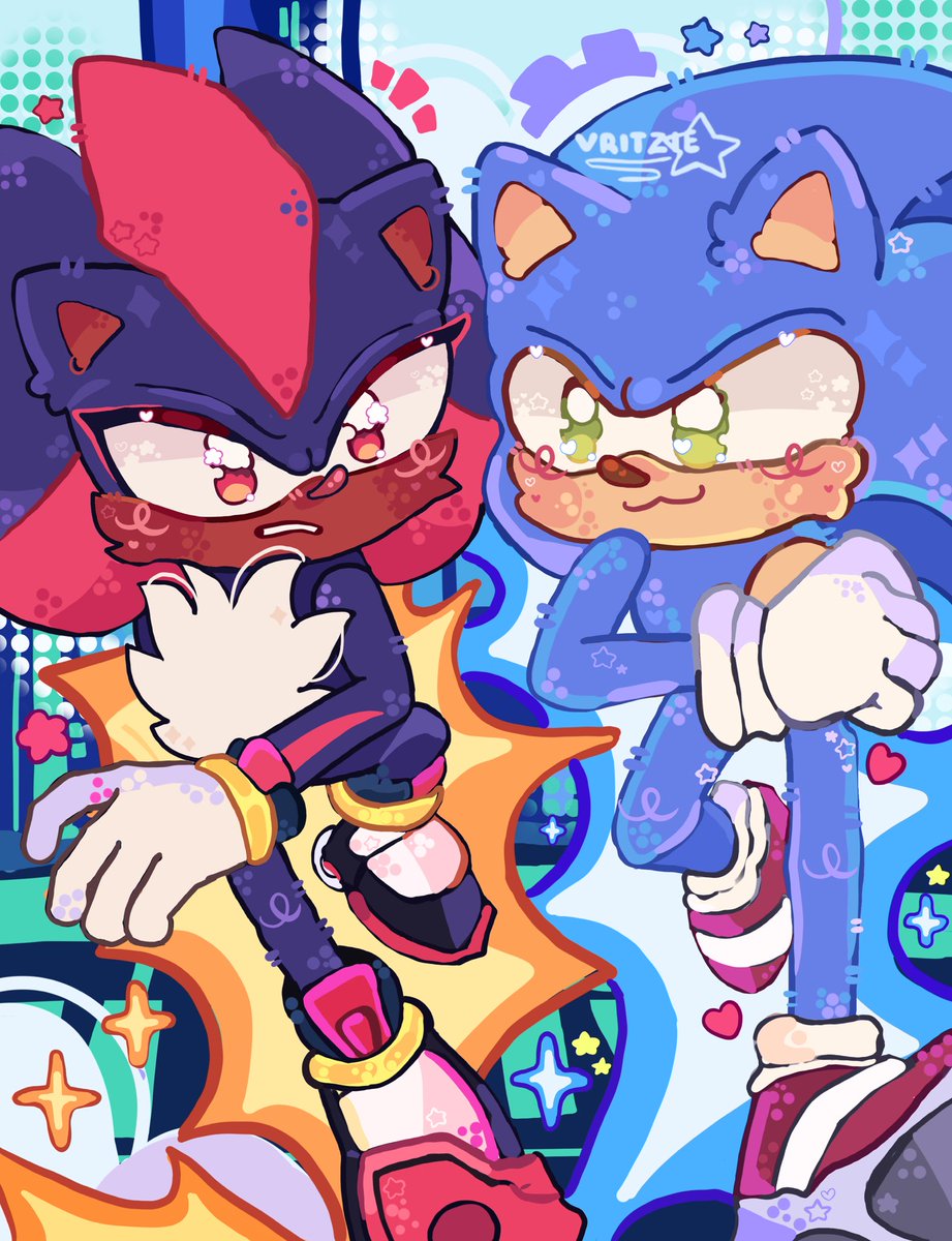 Vritziestar's tweet photo. When silliness collide! #SonicMovie3 #sonicthehdgehog #fanart https://t.co/vIrqkfbEEn