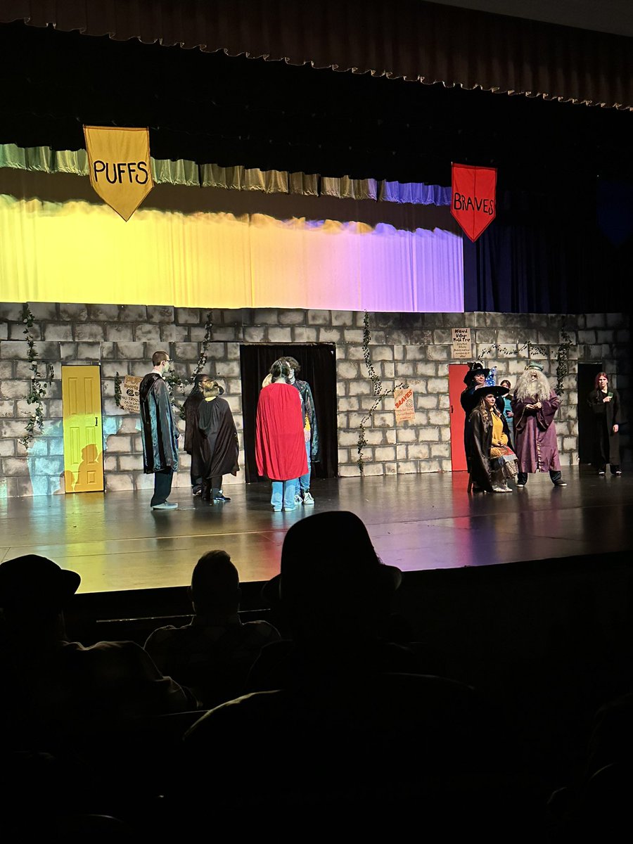 Opening night for Puffs at CHS!