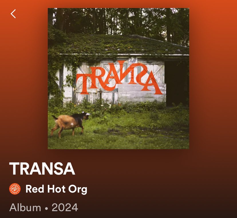 I know Kendrick dropped but it would be a shame to let this go under the radar. its a compilation in celebration of trans voices and features artists such as Andre 3000, Adrianne Lenker, Sade, Pharoah Sanders and Clairo just to name a few.