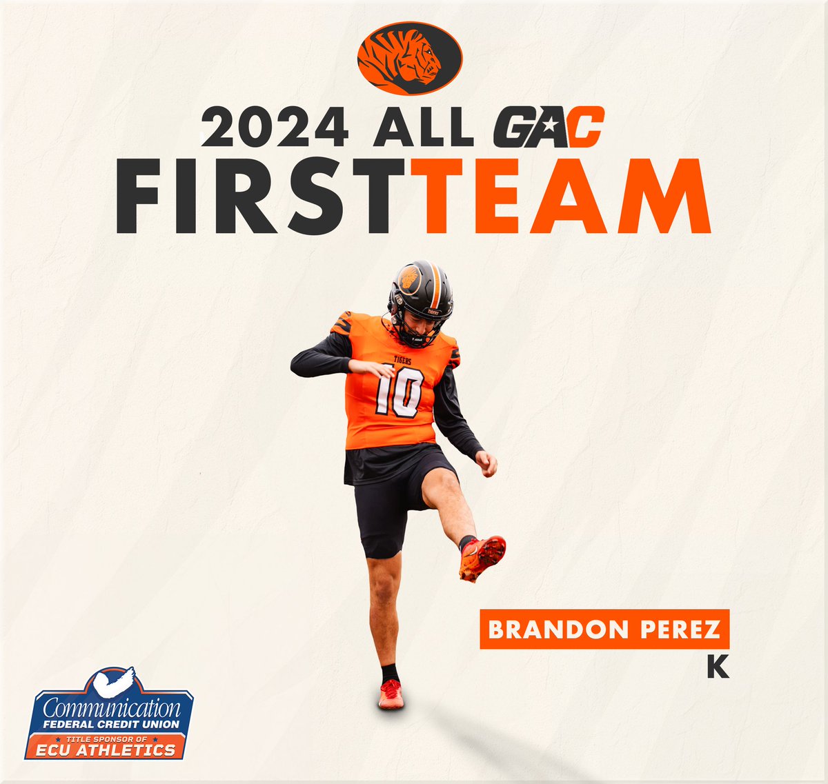 ECUTigersFB's tweet image. Our 2024 Tiger GAC All-Conference Selections❕
#BeTheStandard #AllConference