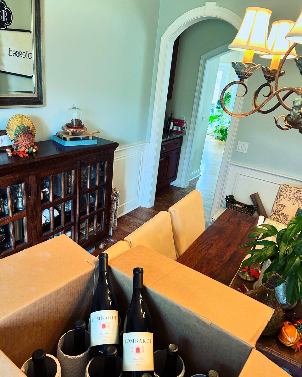 I’m already fairly fond of #friday.  Now add in my <a href="/LombardiWines/">Lombardi Wines</a> shipment!……Who’s got it better than me?!  #pinotnoir #sonomacoast #russianrivervalley #sonomacounty #wine #redwine #vino