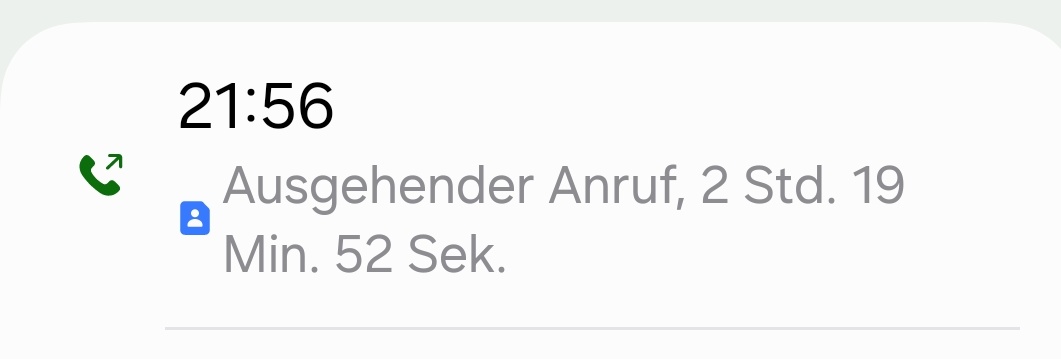 Gesprächstherapie auf 900km Entfernung 🥰
Jetzt aber gute Nacht!✨️