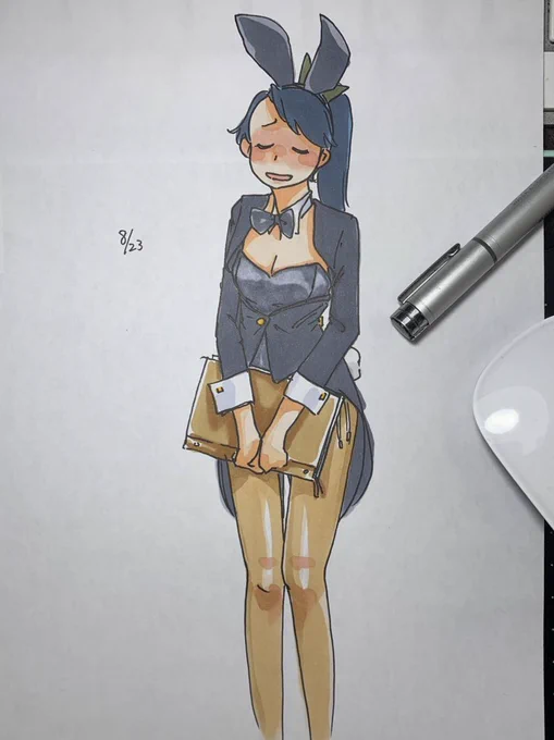 #バニーガール貼って元気づけてください 