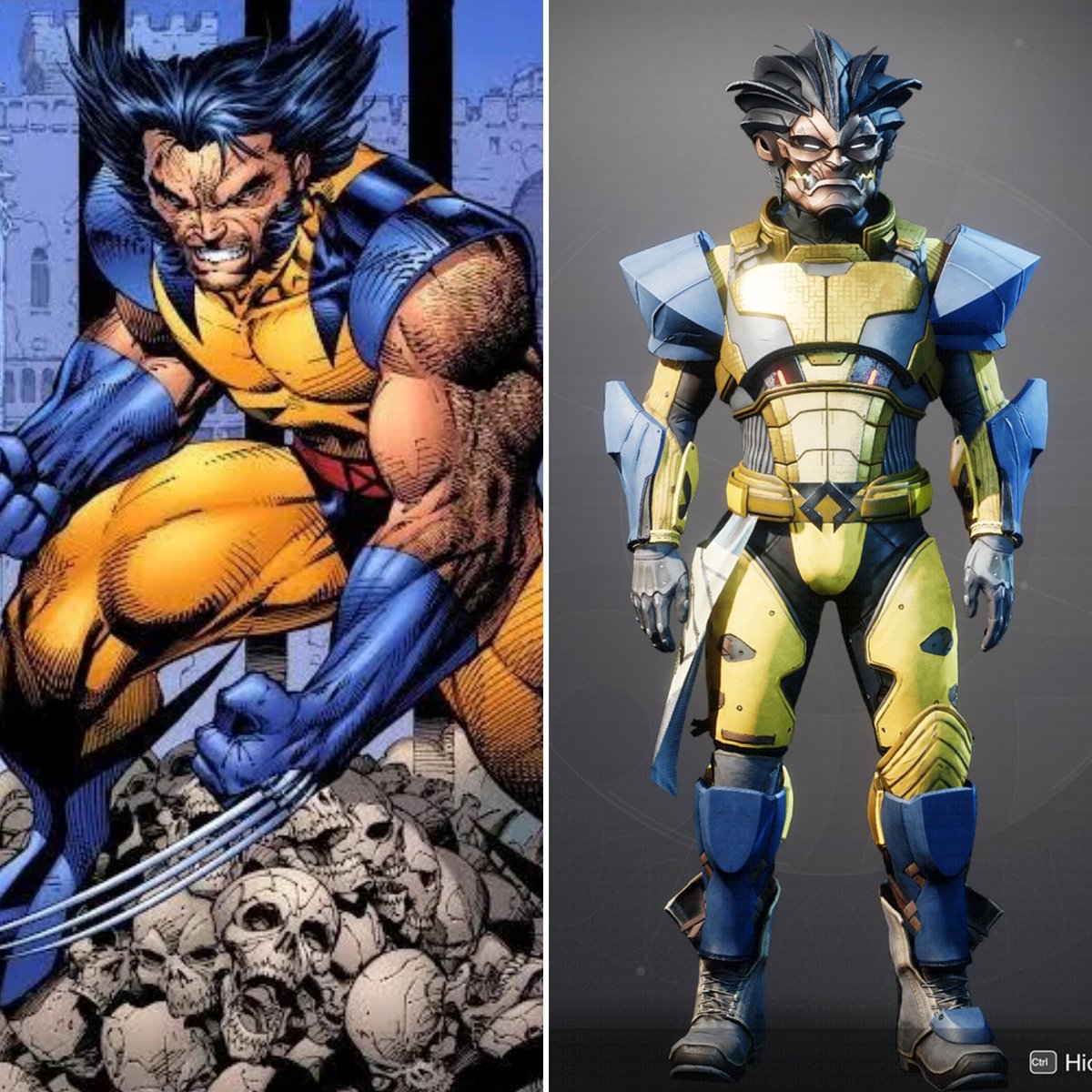 Spidercides's tweet photo. Wolverine. #Wolverine #Marvel #XMen #MCU  #Destiny2 #DestinyFashion #Gaming #Bungie

Full transmog details below! 👇 https://t.co/JoNdM6zvMb