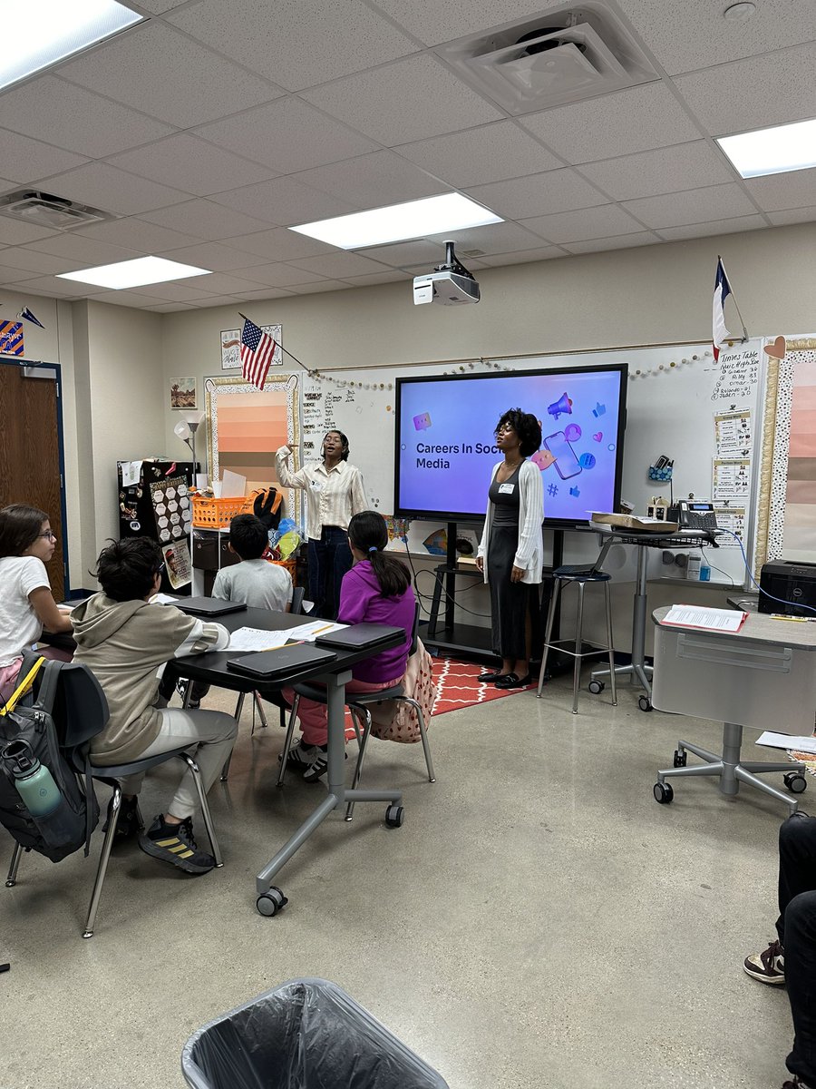 It’s a special career day when your presenters were your former students. ❤️