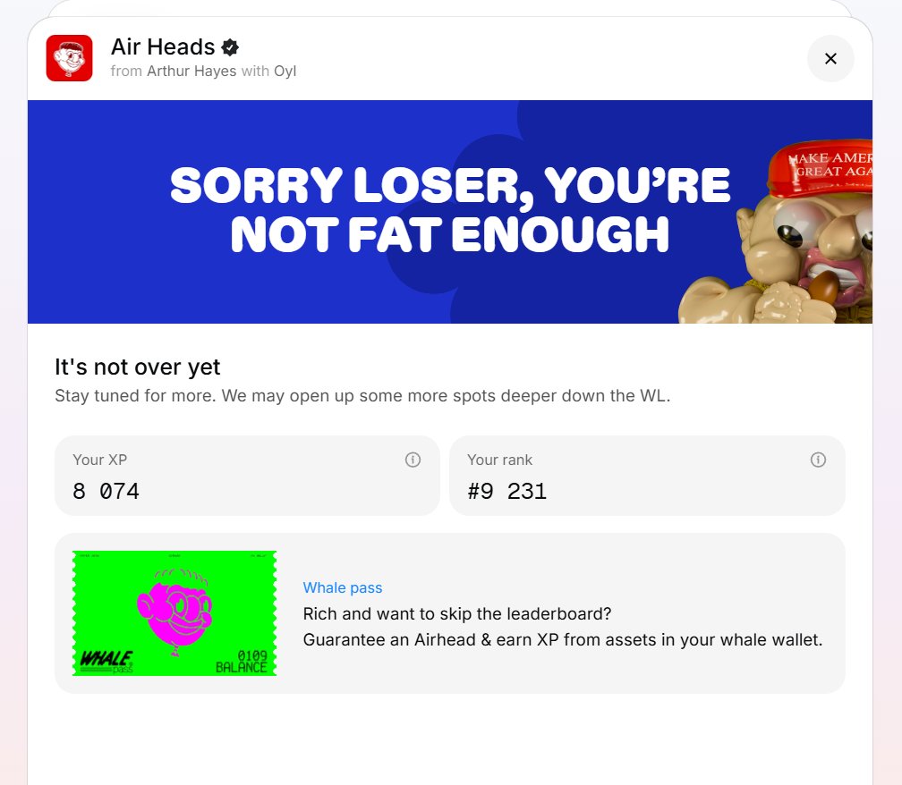 kraiiven's tweet photo. @AirheadFun @oylwallet i was in snapshot and now im not, fix please https://t.co/3y0W2Bws8b