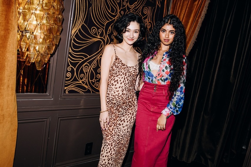 infoavantika's tweet photo. Avantika and Minnie Mills at the Carolina Herrera x FRAME Celebration https://t.co/YeYcAxtmC1