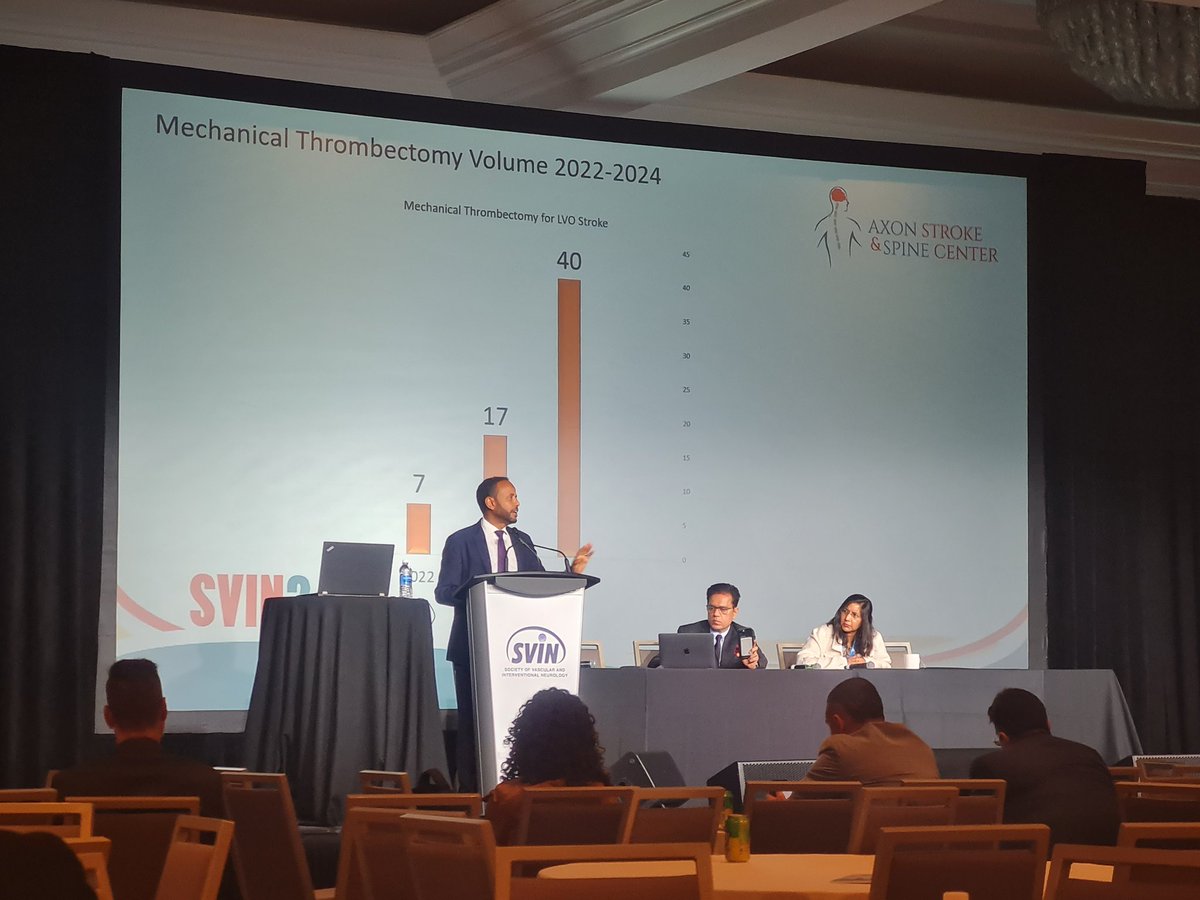 .<a href="/wondeasa/">Wondwossen Gebreamanuel Tekle</a> details how setting up organisations in the USA, providing a structure for stroke services, and neurointerventional fellowship training programmes, have enabled significant progress over the past few years
#SVIN24 <a href="/svinsociety/">SVIN</a>