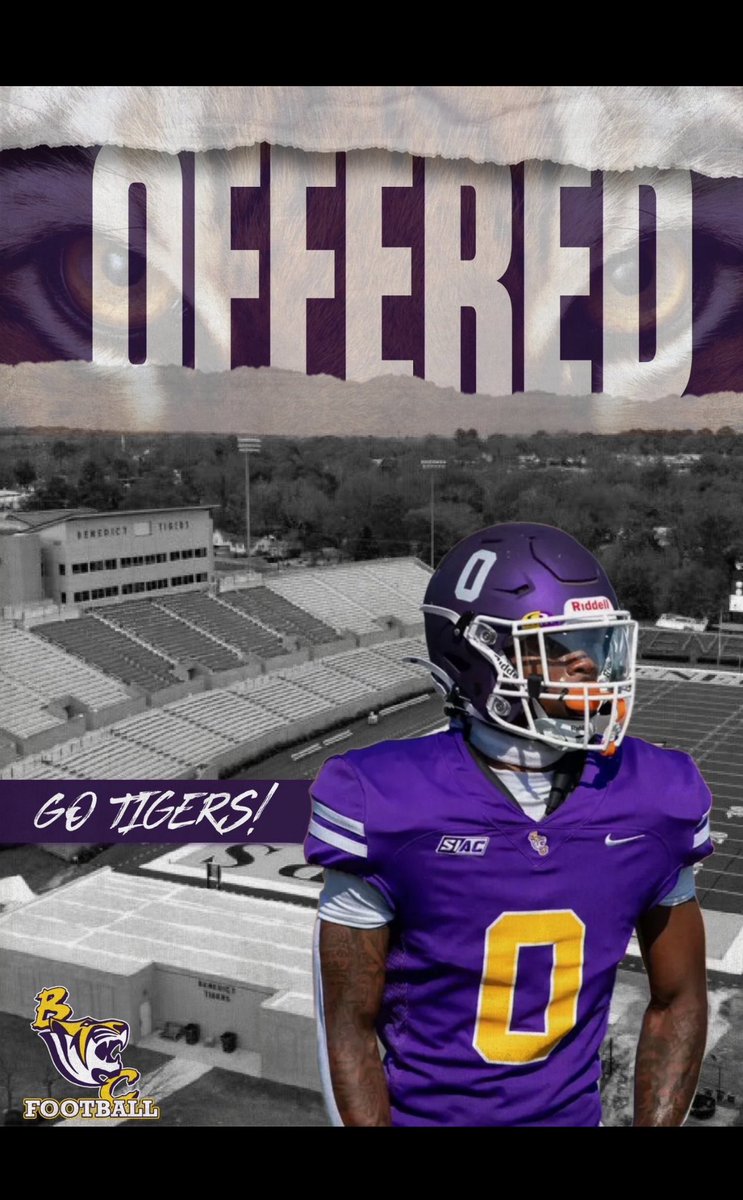 Neworleanskid24's tweet image. #AGTG
After a great conversation with @AlwaysM12 I’m blessed to receive an offer from Benedict College