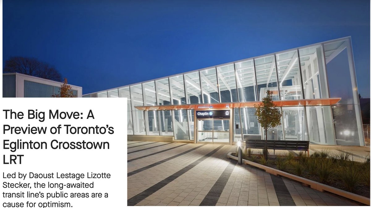 A preview of the Eglinton Crosstown LRT. After all this, there's actually something to look forward to. azuremagazine.com/article/the-bi…
