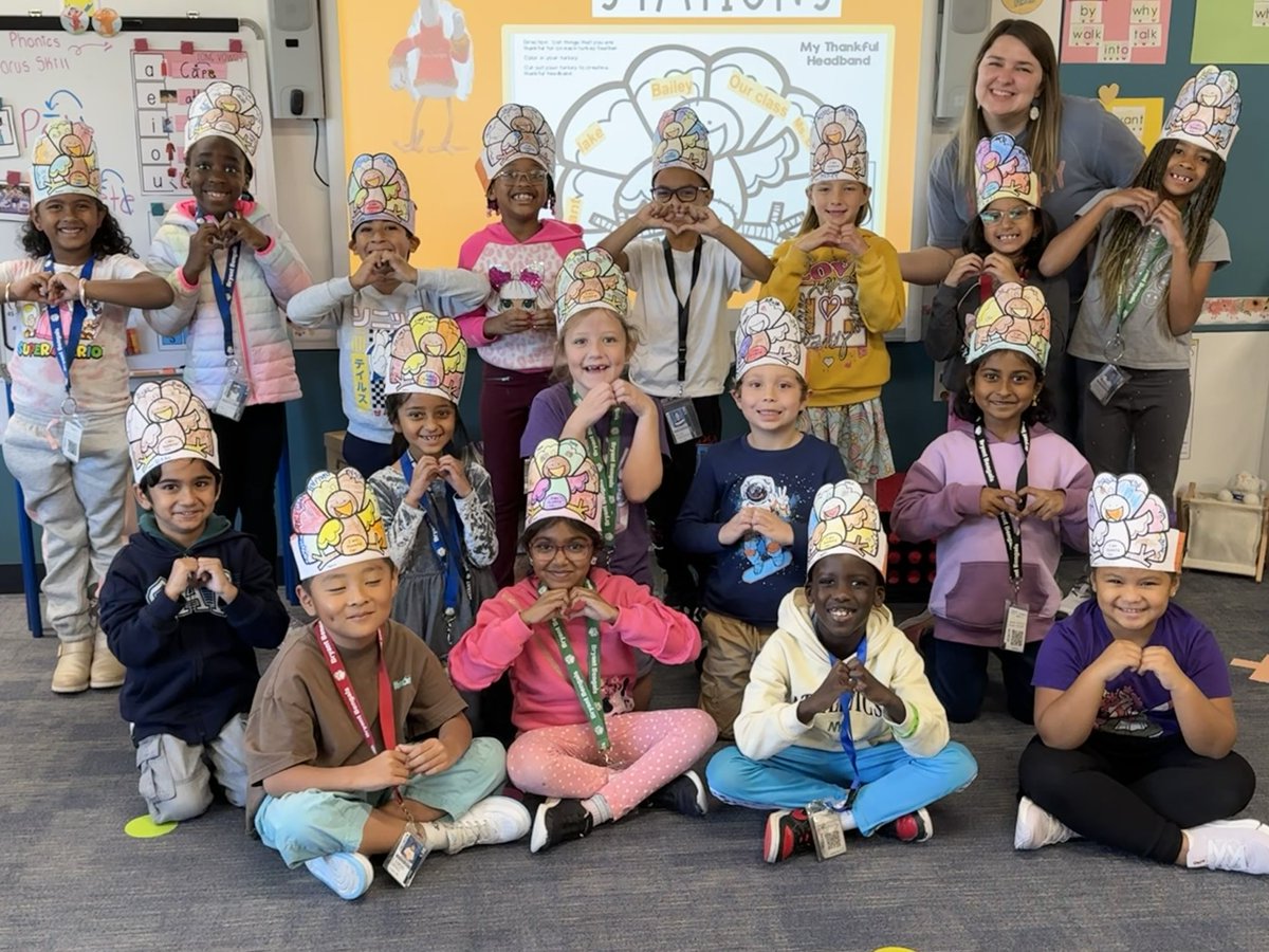 We have so many things to be thankful for🧡🧡 I am especially thankful to teach such a sweet group of students!🥰 #bengalpride