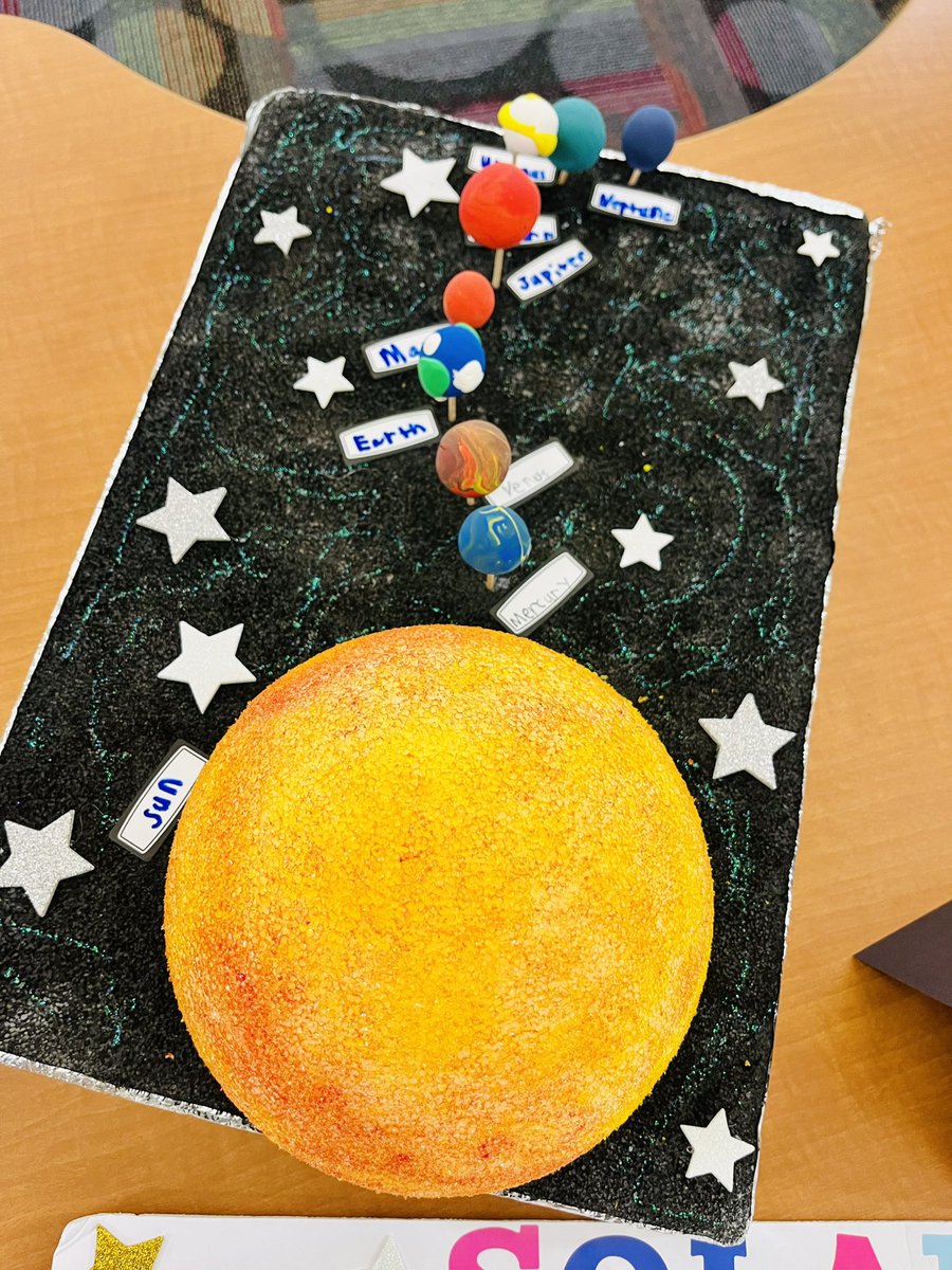 CaseyRaeK's tweet image. The Best Solar System projects in the whole wide universe 🌎 are created by the 1st grade AIM Block group @Hamilton_BPE in Mrs.Doty’s classroom! #StrongerTogether #Enrichment #ProjectBasedLearning #ScienceForKids #STEM 🪙🪐
