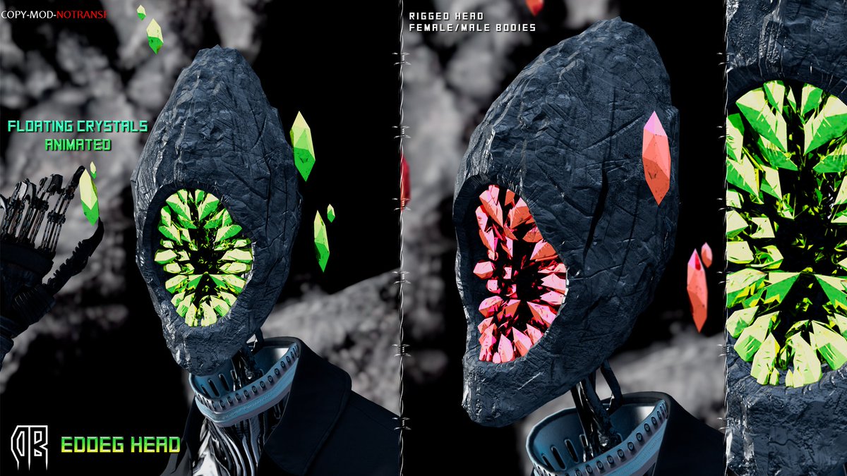 TheDeadBoySL's tweet photo. 🪨 Edoeg Head 🪨
The item will go to @WarehouseSL
Item contains:
Rigged heads for female and male bodies 
HUD to Customize
The event opens 23rd November 10:00 PM SLT.
https://t.co/0Wm63r4xyd https://t.co/xFohKc3ml9