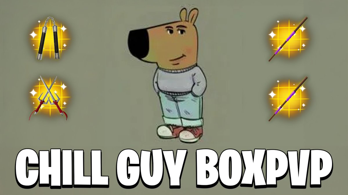 ChillGuyMemes's tweet photo. @MemeAllianceFPS @hustlepedia “Bro, why you sweating?”

Me: “It’s CHILL GUY BOXFIGHTS time, baby.”

Join the most relaxed battlefield ever. 

Code: 4905-7956-3141. 📷📷
#FortniteMeme #ChillGuyVibes https://t.co/ZKASuKn2Hv