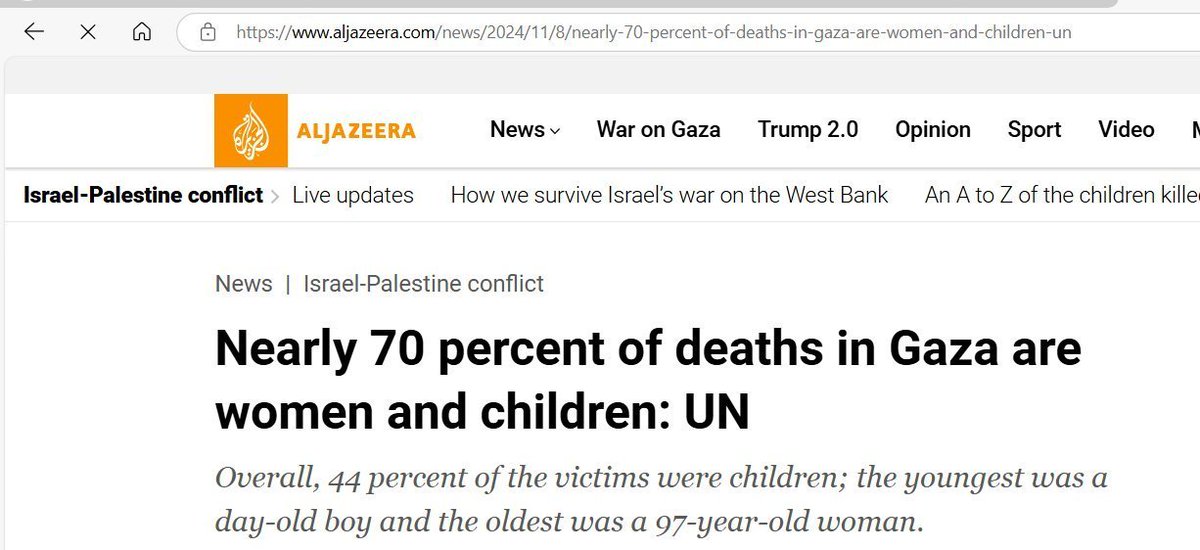 History__Speaks's tweet photo. Together with the economist @Michael_Spagat, a leading expert in researching wartime casualties, I have written an analysis of the recent UN OHCHR study on fatalities in Gaza between November 2023 and April 2024. Our analysis should be published by the Action on Armed Violence NGO (@AOAV)  next week (likely on Monday).

We conclude that the UN OHCHR study suffers from a big sampling bias, insofar as it heavily over-samples fatalities from Gazans bombed to death in their homes. (7,607 out of 8,119 Gazan fatalities verified by the UN died in their homes). This sampling bias leads to a higher percentage of civilians (and women and children) among the fatalities verified by the UN as opposed to the war as a whole. 

Thus, neither the percentage of women and children - about 70% - among the fatalities verified in the UN study, nor the percentage of civilians among these fatalities, can be extrapolated to the war as a whole (as media articles and many critics of Israel's war effort, including pic related, have erroneously tried to do). 

However, the study - insofar as it verifies many thousands of violent fatalities of Gazans in their homes -  is useful insofar as it corroborates the existence and criminal nature of Israel's reported "Where's Daddy?" program, a program of systematically bombing to death entire families in their homes to kill a single alleged militant. 

By examining the demographics of the 7,607 Gazans the UN reported as having been killed in their homes, we assess that at least 94% of them - i.e. people largely killed through "Where's Daddy? bombings" -  and probably more, were civilians. This shocking figure is evidence of major Israeli war crimes in the context of "Where's Daddy?"