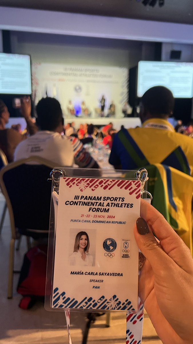 Lista para presentar el día de mañana #DeporteSeguro en el III Foro Continental de Atletas de <a href="/PanamSports/">Panam Sports</a> en Punta Cana.

Representando el trabajo de la salvaguardia en el deporte en América desde el <a href="/COlimpicoPanama/">Comité Olímpico de Panamá 🇵🇦</a> un honor.