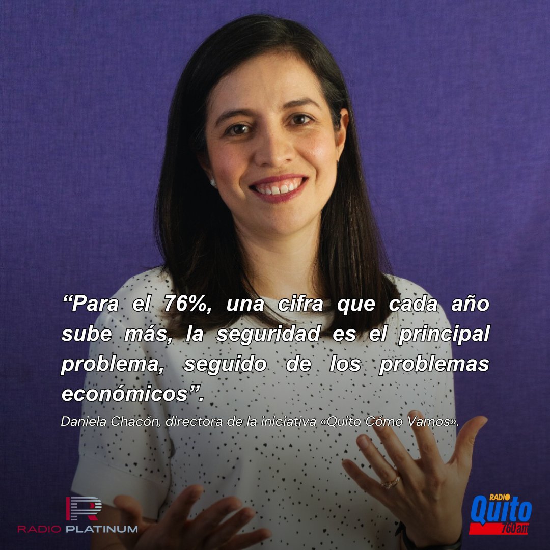#RegresandoConAndrésCarrión |
Invitado: Daniela Chacón, directora de la iniciativa «Quito Cómo Vamos».
Tema: El 67% de quiteños asegura que quito no va por buen camino.