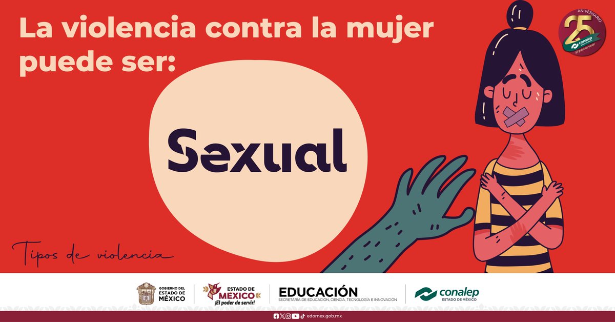 Conalep_Edomex's tweet photo. ⚠️ La violencia no siempre deja marcas visibles. 🛑 Desde lo físico hasta lo psicológico, económico o digital, cada forma de violencia afecta vidas. Conoce más, identifica y actúa. 💜 #TiposDeViolencia #DíaContraLaViolencia #25N
#EfeméridesCONALEP https://t.co/GtZ7nXTo73