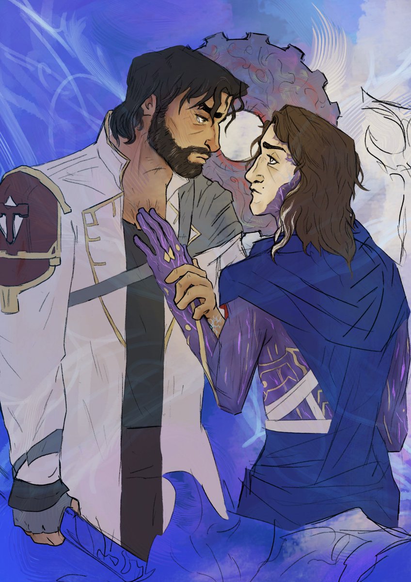 chowdraws_'s tweet photo. But in the end, I won’t escape the sight of you
Half of me is half of you now
I’ll have to cut myself in two 
#jayvik #arcane https://t.co/oGZImeBZGg