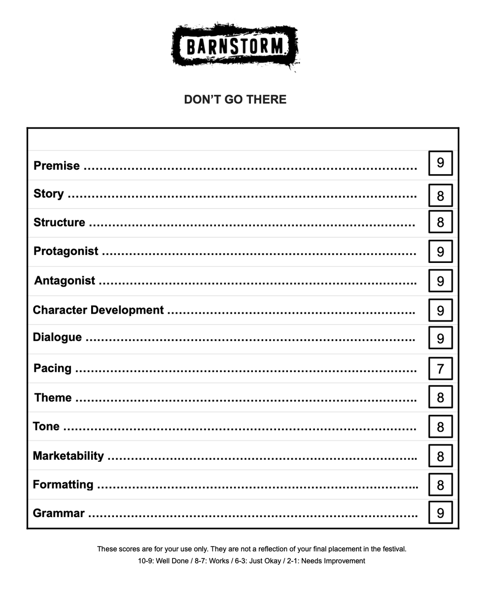 rudiomeara's tweet photo. Cannot thank the good folks @barnstormmedia enough for their ultra-detailed + totally actionable notes. Like, line-level notes in the script itself. Feedback as on the money as I'd expect from my closest friends + colleagues in the biz.
Thx so much you guys. Revisions underway! https://t.co/N0lNhp1Ixh